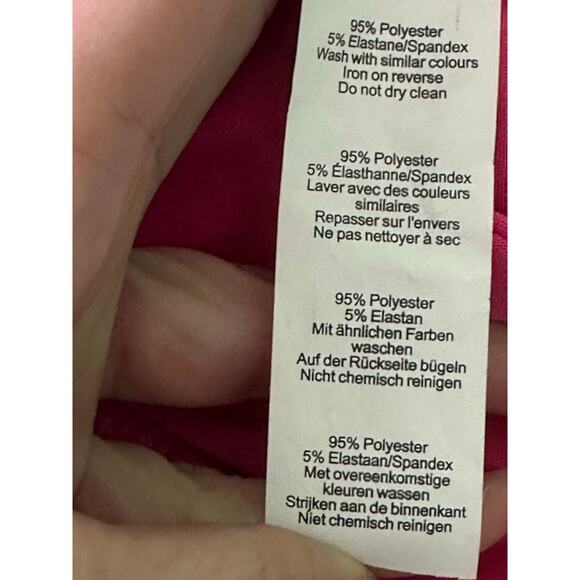 PrettyLittleThings pink cut out crop tank top size 6 - Picture 5 of 12